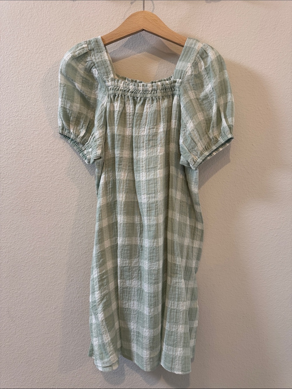 NWT 7Y Show Me Your Mumu Green Plaid Anna Dress!